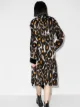 R13 leopard-print robe coat