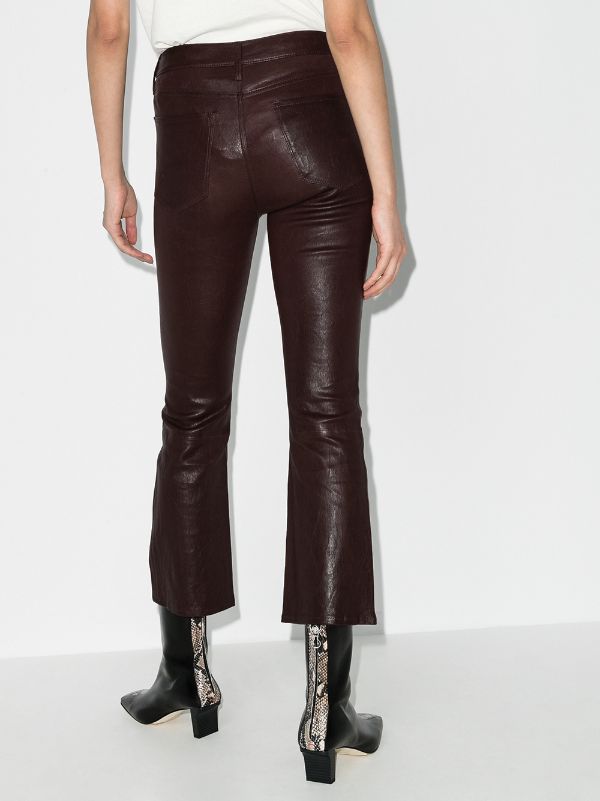 Holly Willoughby Brown Faux Leather Trousers This Morning November 2021   Fashion You Really Want