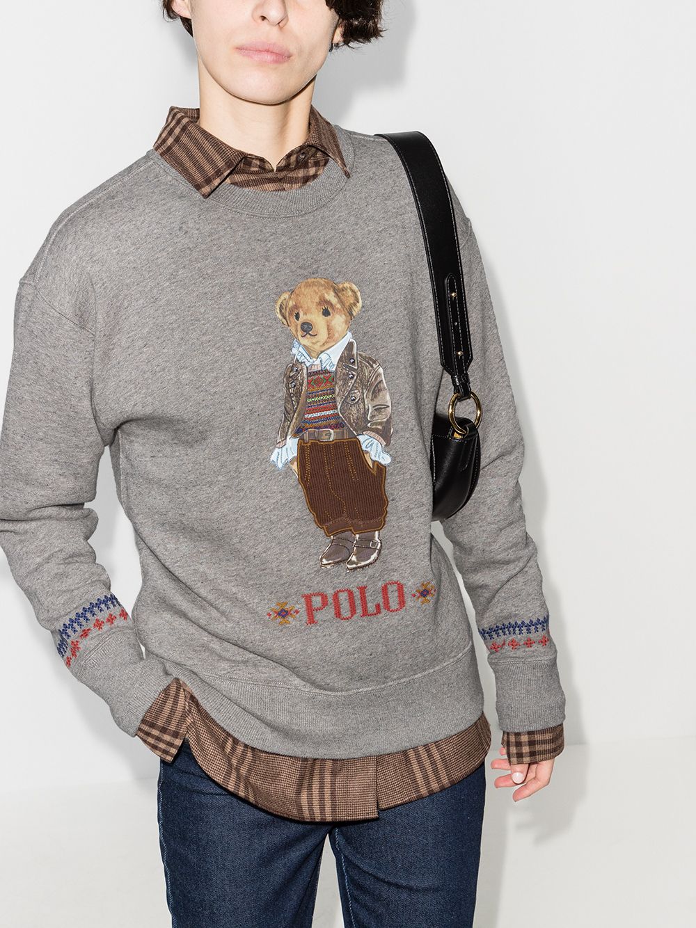 фото Polo ralph lauren толстовка с вышивкой teddy bear