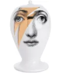 Fornasetti face printed jar - White