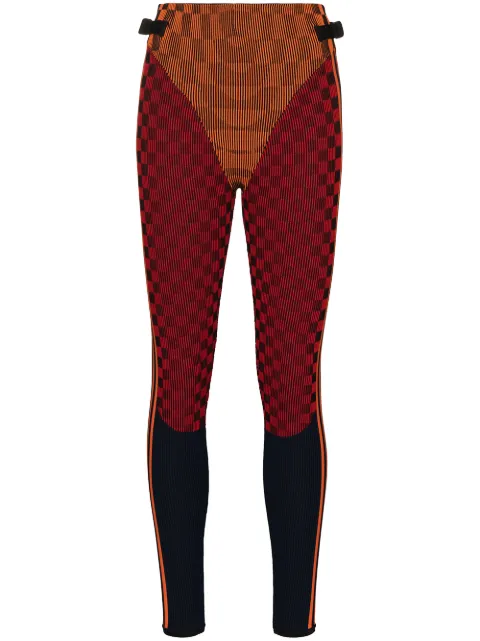 Shop orange \u0026 black adidas x Paolina Russo panelled leggings with Express  Delivery - Farfetch