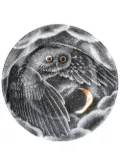 Fornasetti Owl print round ashtray - White