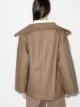 Totême Menfi oversized zip-up coat