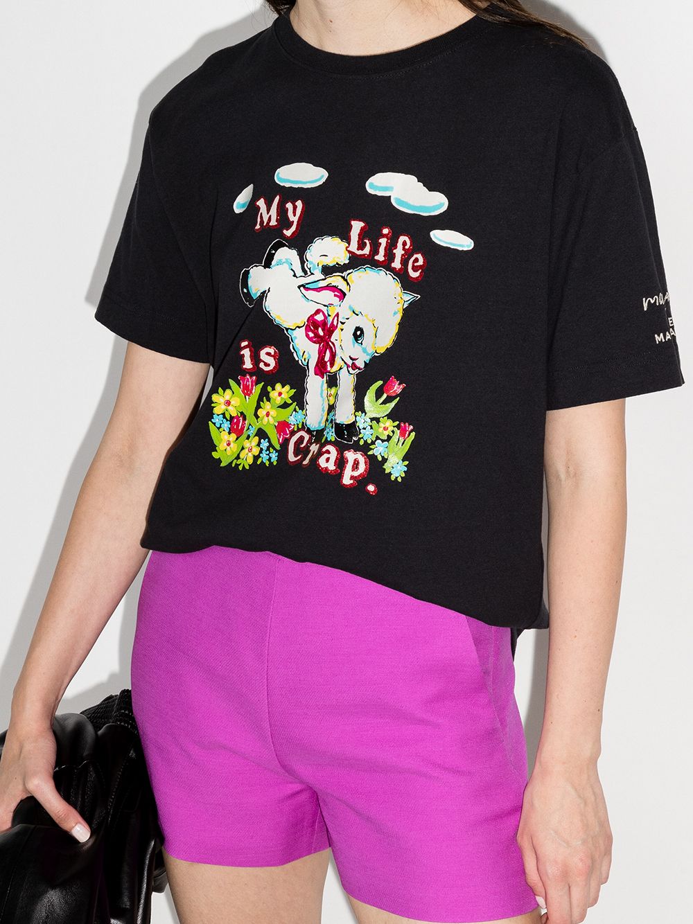 фото The marc jacobs x magda archer cartoon logo t-shirt