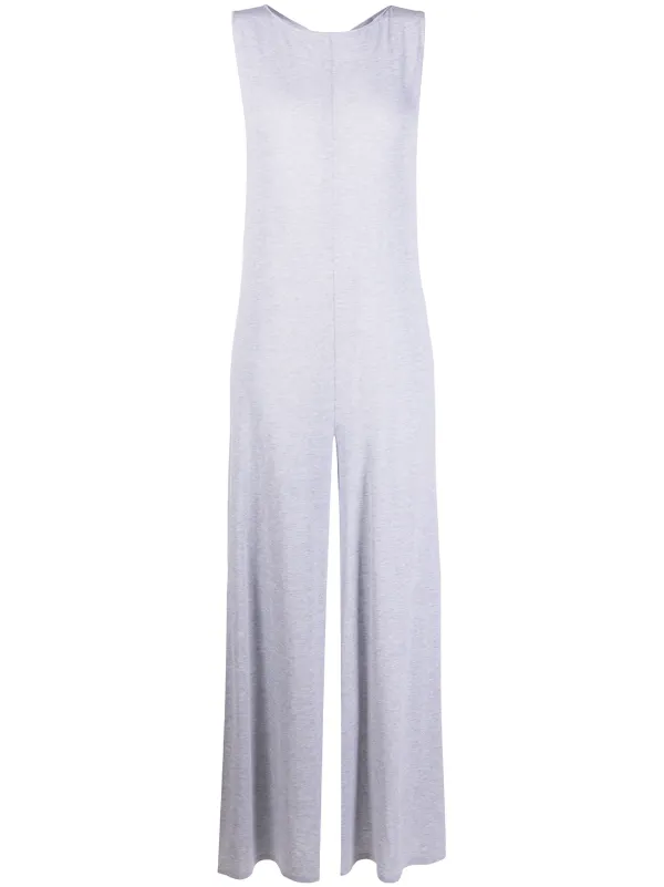 knit wide leg jumpsuit