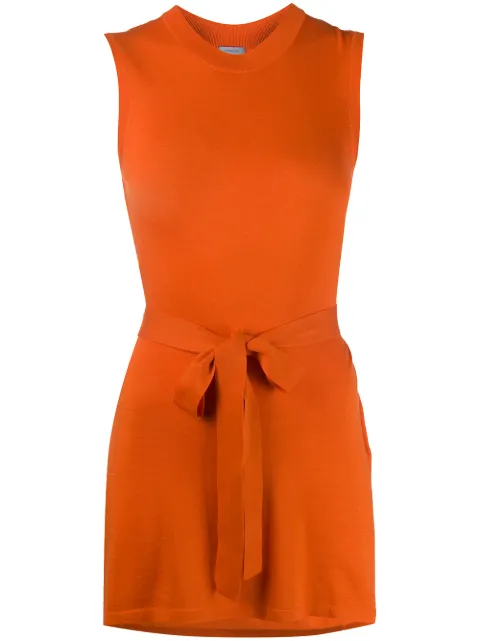 Malo belted knitted tunic 