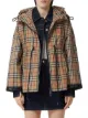 Burberry Vintage Check drawstring waist jacket
