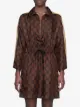 Gucci GG Supreme drawstring mini dress