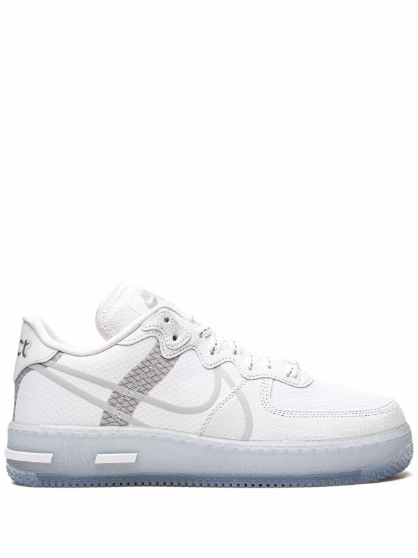 Jordan Air Force 1 React "White Sneakers - Farfetch