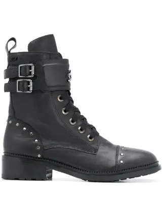 karl lagerfeld embellished boots