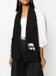 Image 2 of Karl Lagerfeld logo sprint scarf