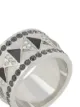 Karl Lagerfeld crystal-embellished band ring