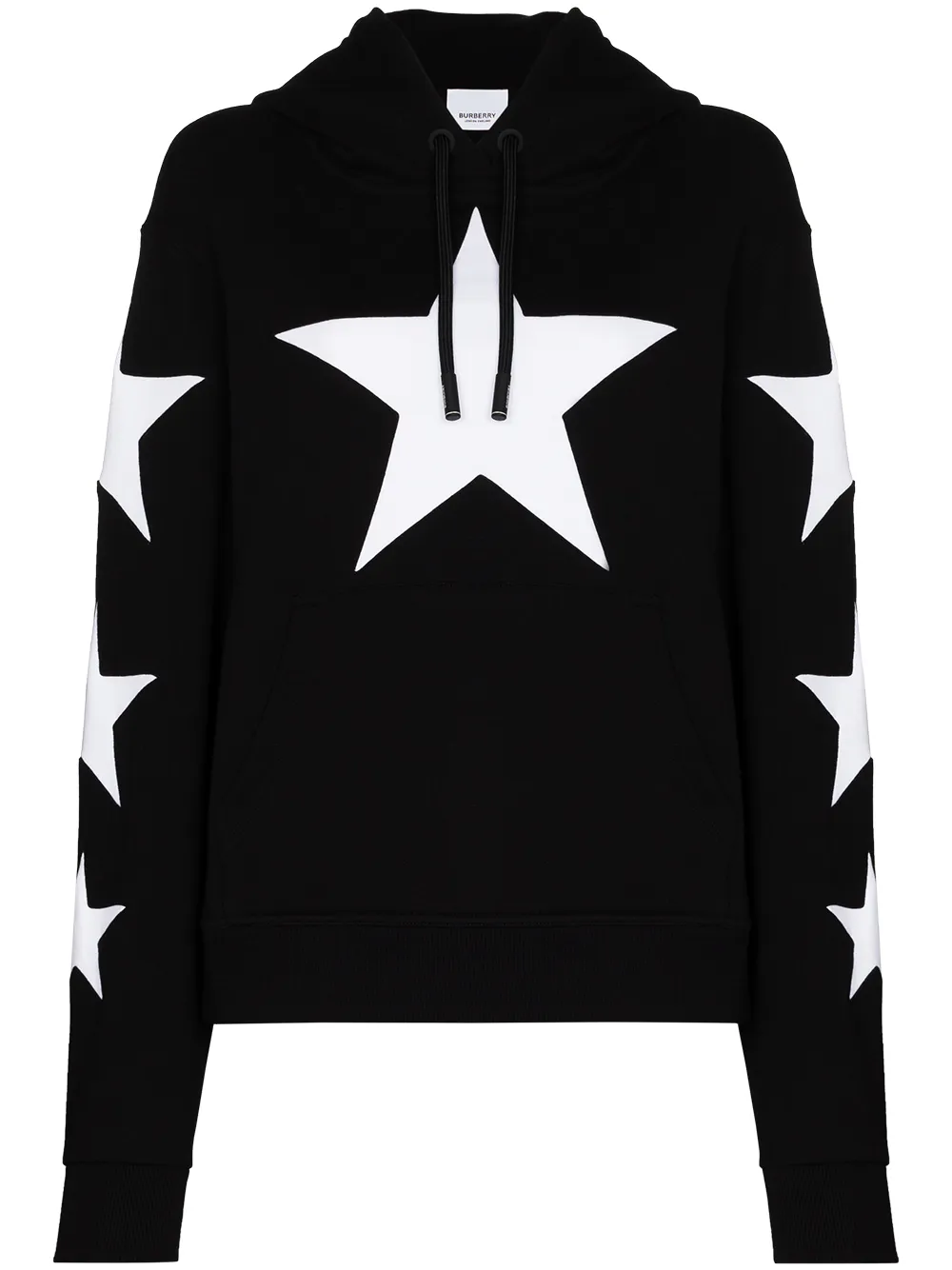 фото Burberry star print hoodie