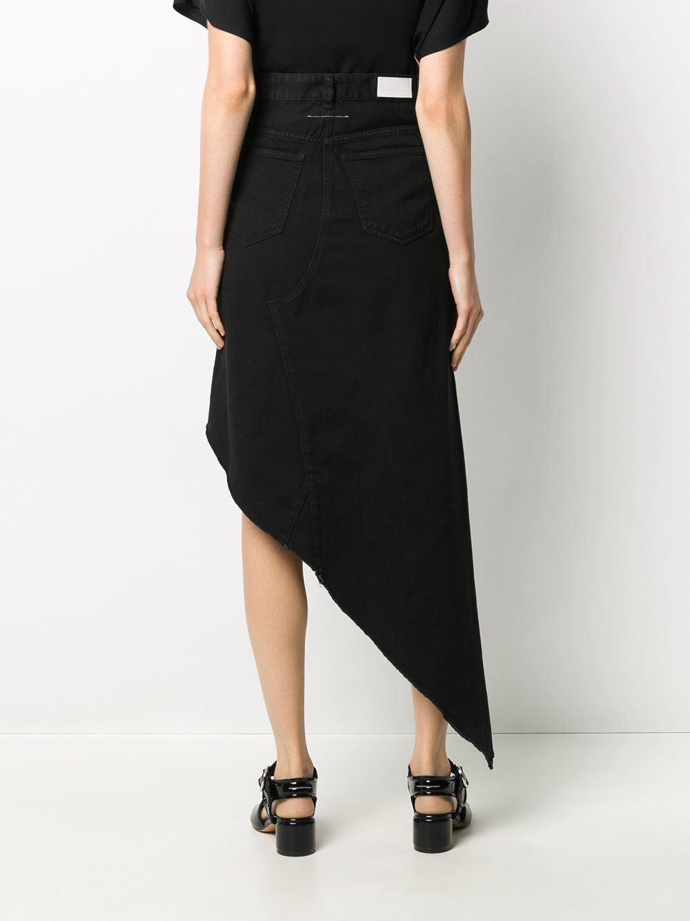 фото Mm6 maison margiela asymmetric long skirt