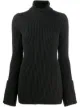 Image 1 of Bottega Veneta open-back roll-neck jumper
