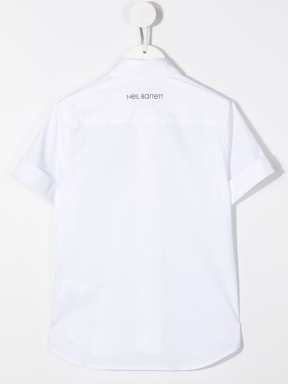 Neil Barrett Kids Shirt met geborduurd logo - Wit