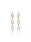 Anita Ko 18kt rose gold Pear diamond earrings - Pink