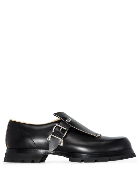 Image 1 of Jil Sander buckled Derby leather shoes