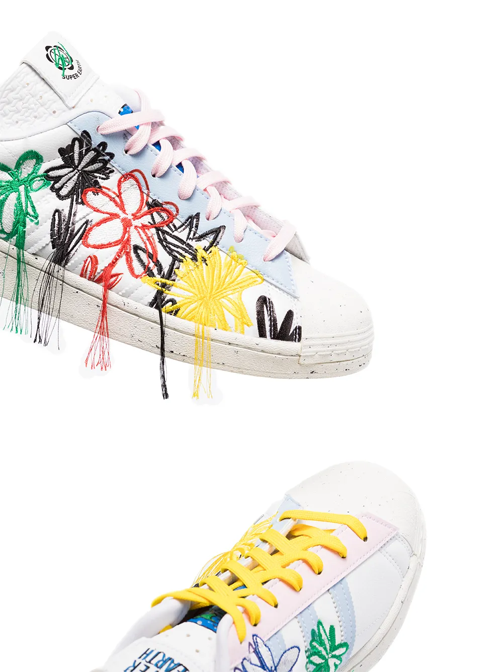 Shop Adidas Originals X Sean Wotherspoon Superstar Superearth Sneakers In White