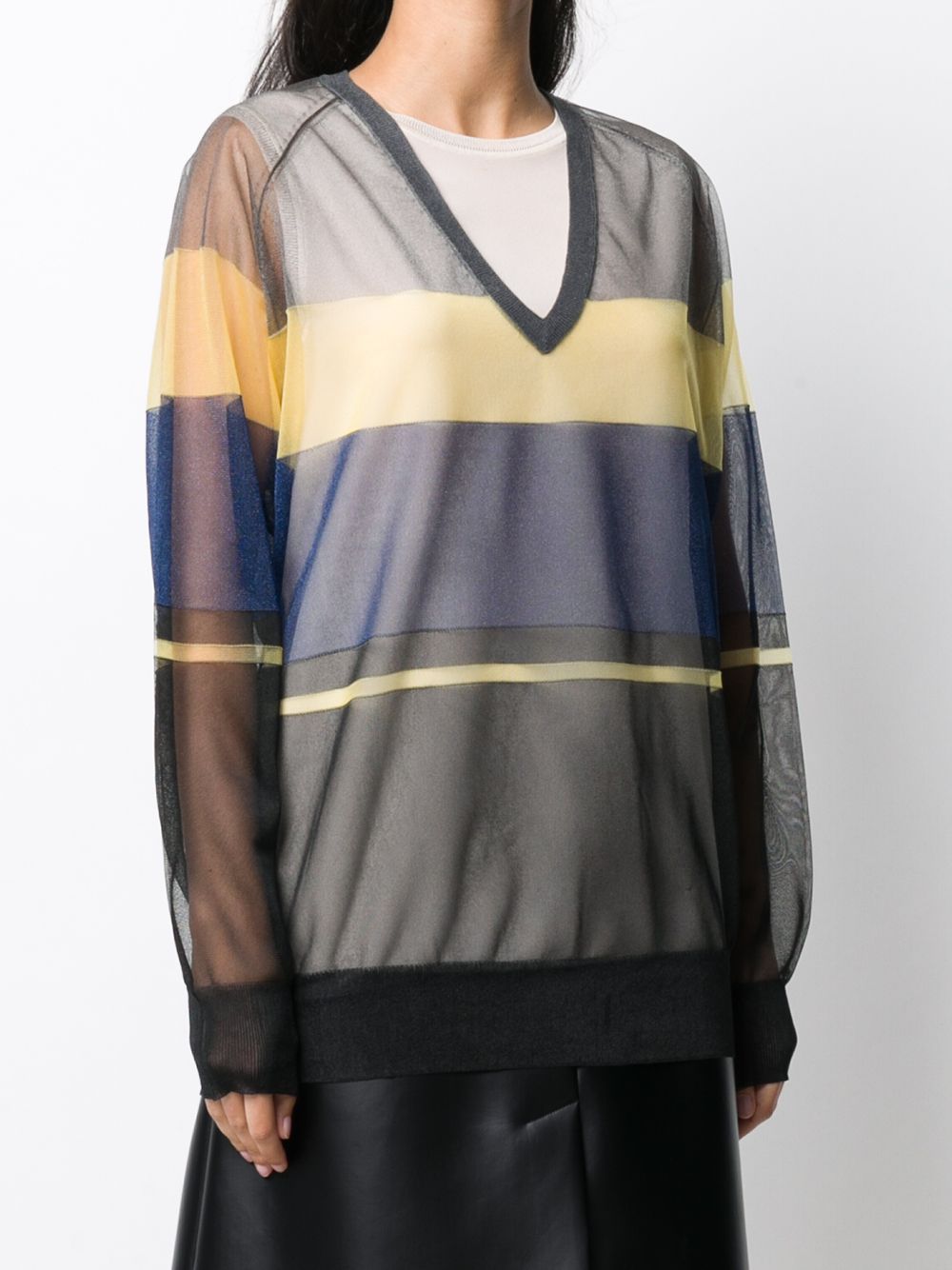 фото Toga sheer paneled jumper