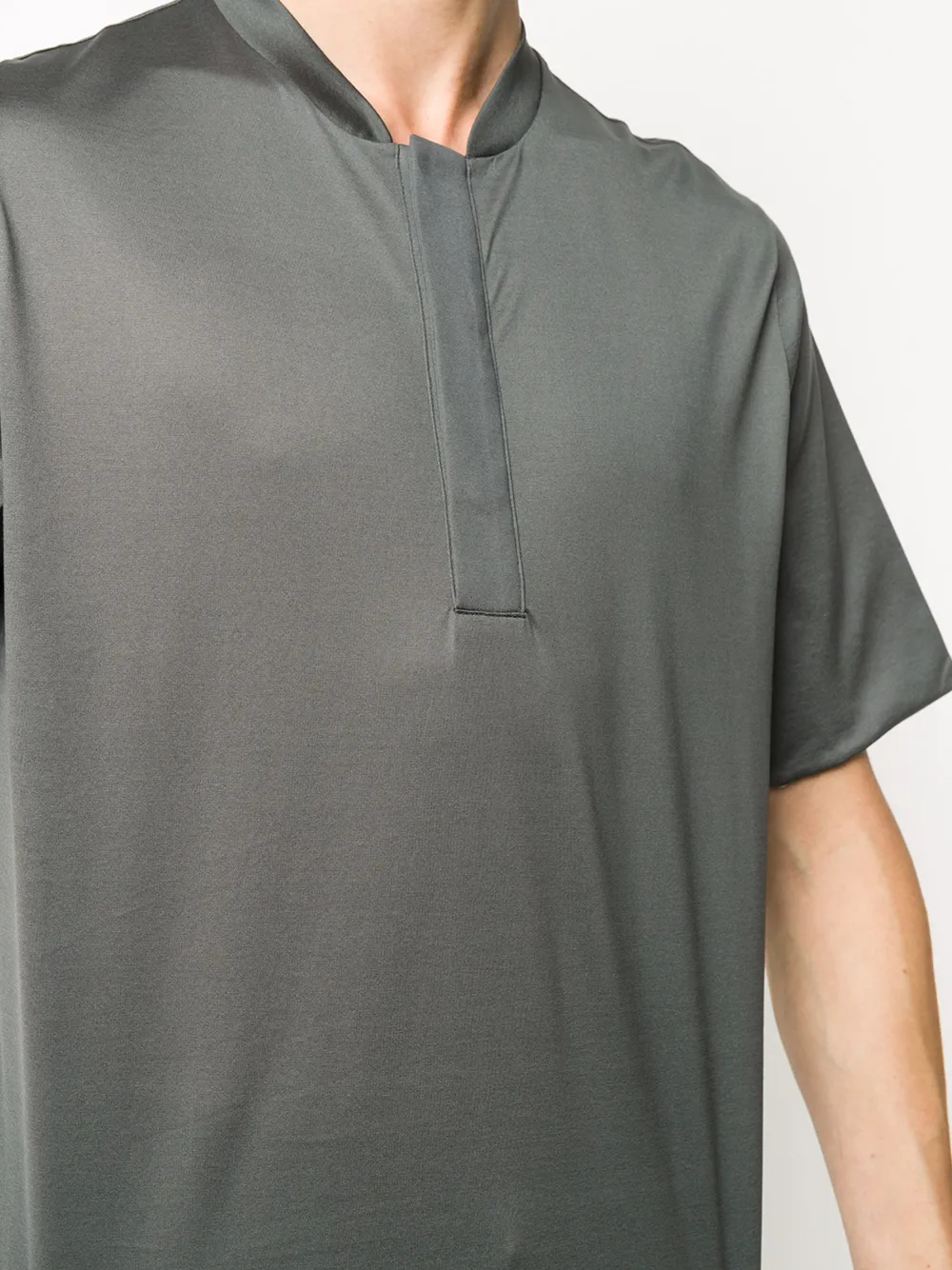 Low Brand Katoenen T-shirt Grijs