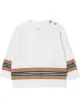 Image 1 of Burberry Kids Icon Stripe merino jumper