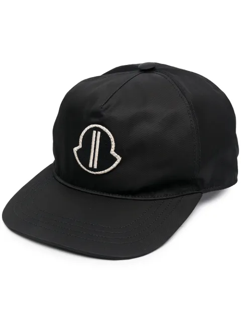 Click to view more detailed imagery on our partner's website Rick Owens X Moncler Black Logo Cap
