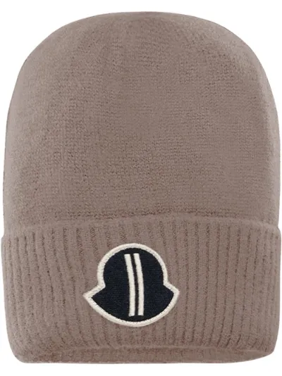 logo-patch beanie | Moncler + Rick 