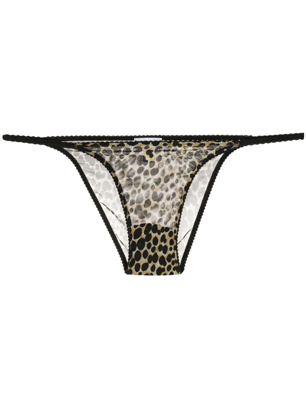 leopard thong