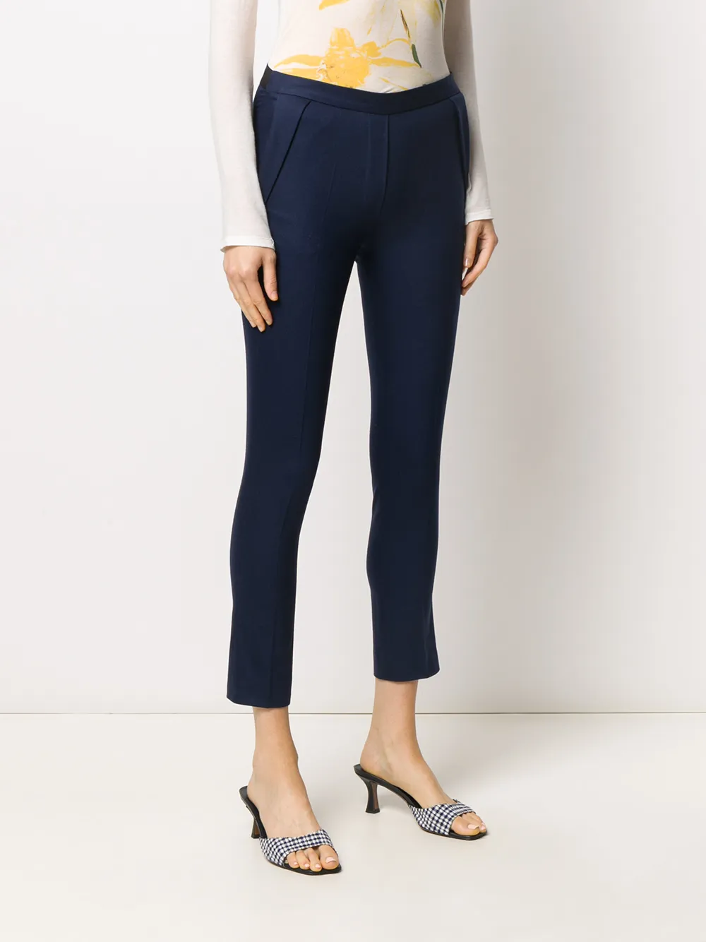 Kiton Slim-fit broek Blauw