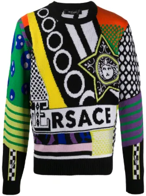 versace men's sweaters
