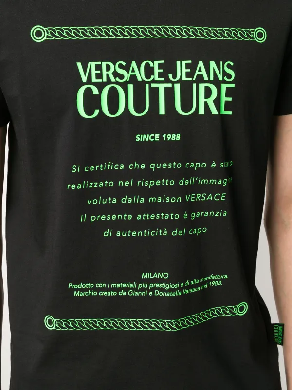 versace jeans couture shirt black