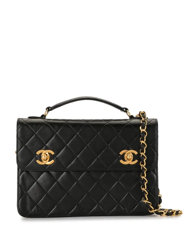 chanel two way bag