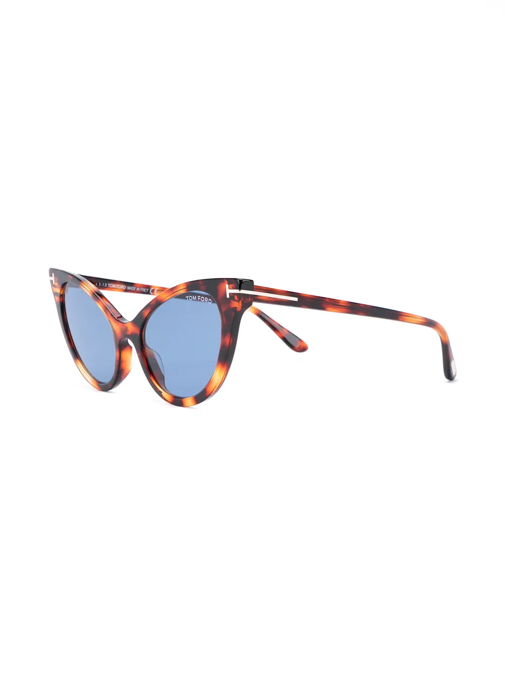 TOM FORD Eyewear FT0820 zonnebril met kattenoog montuur - Bruin