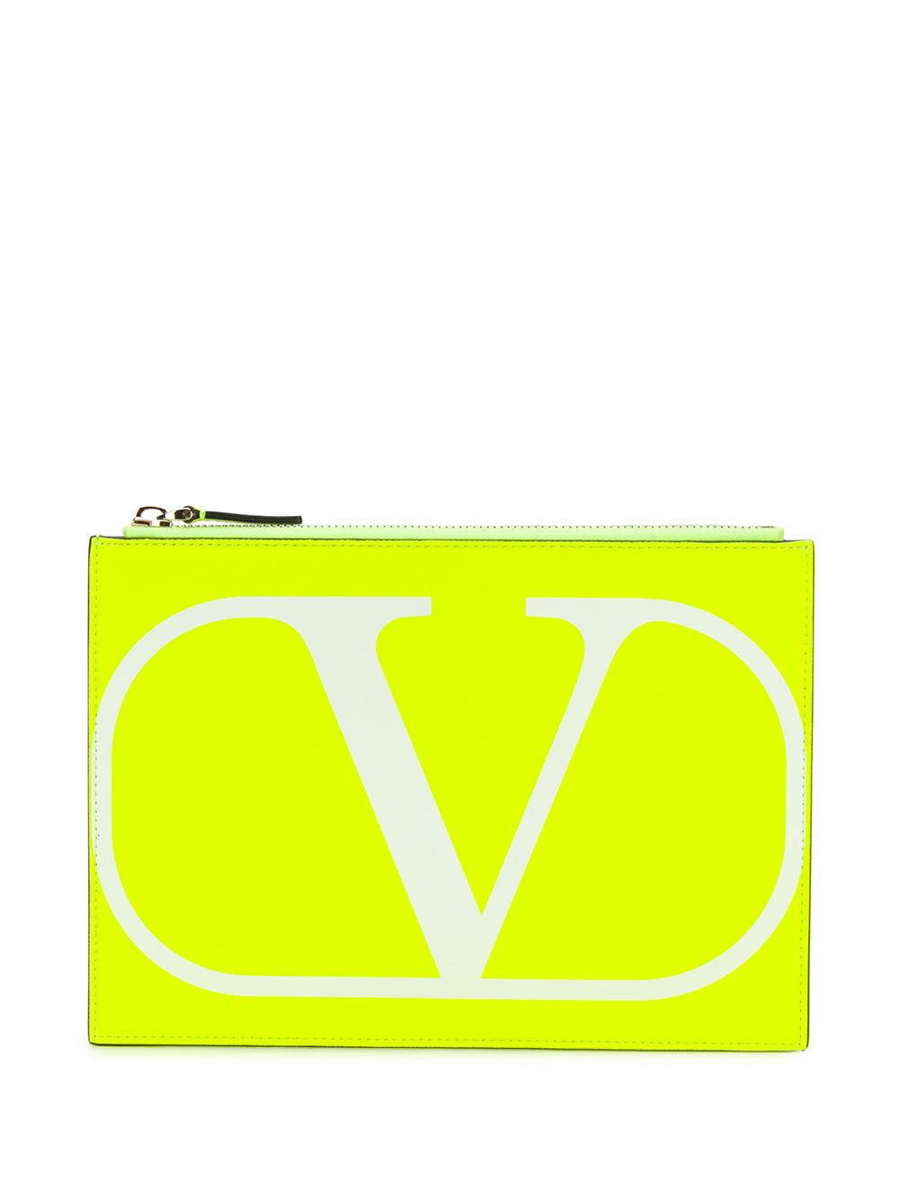 фото Valentino garavani vlogo-print clutch