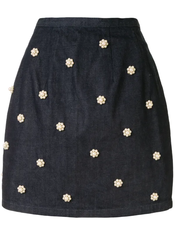 black denim skirt tu