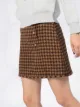 Sandro Paris houndstooth mini skirt