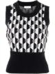 Image 1 of Sandro Paris Sandie knitted vest top