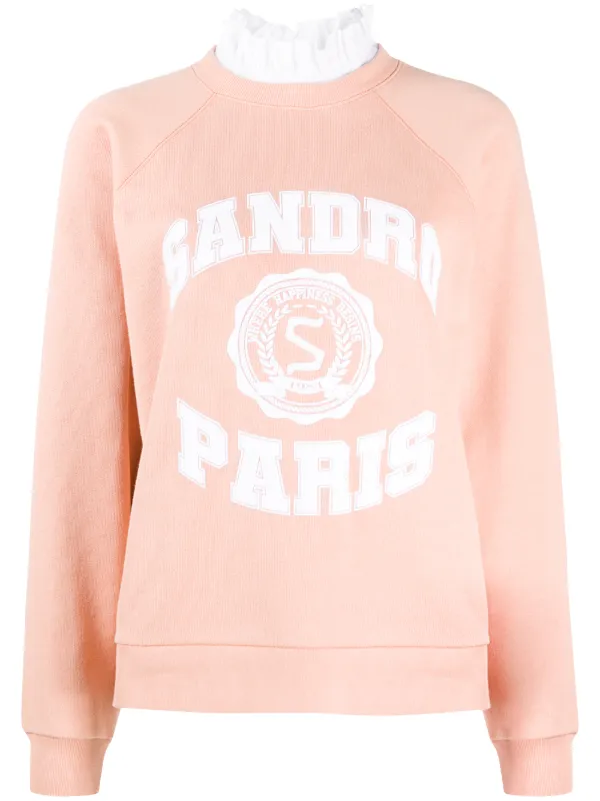 sandro orange hoodie