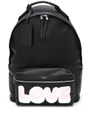 Sandro shop leather backpack