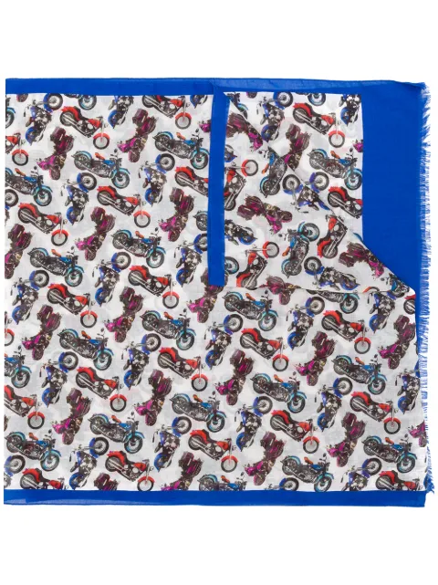 Billionaire motorbike print scarf