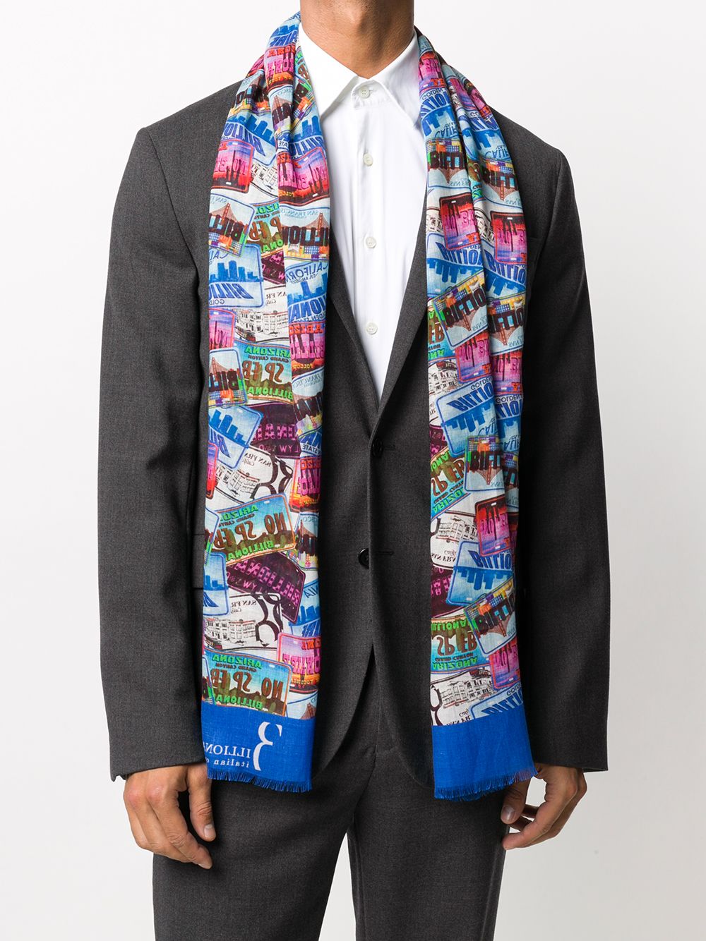 фото Billionaire шарф с принтом