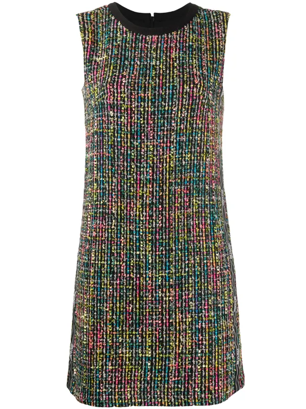 tweed shift dress