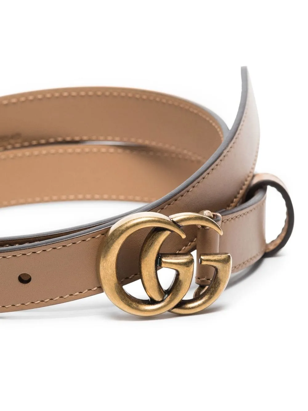 Gucci Double G Buckle Belt Neutrals FARFETCH PH