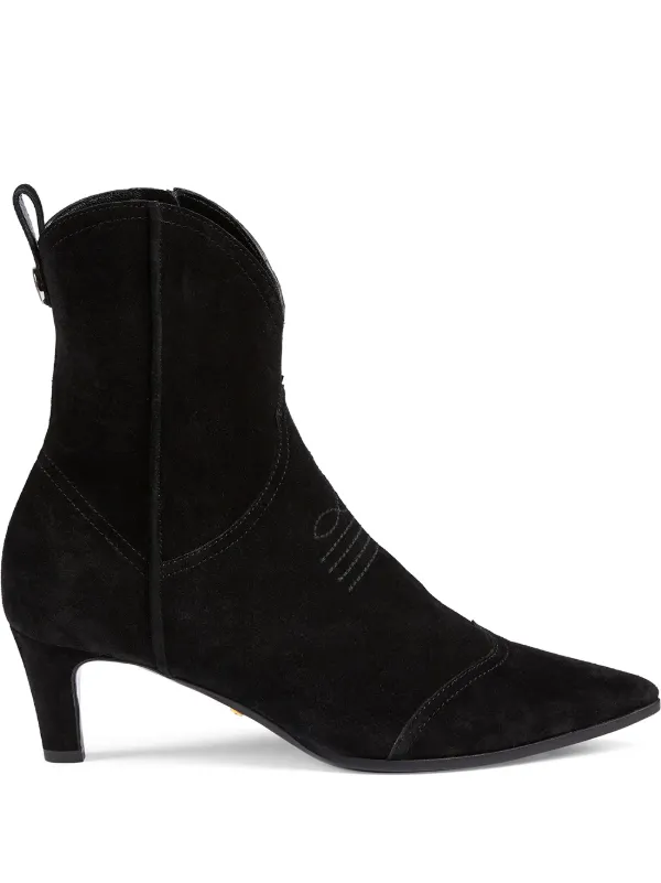 gucci suede ankle boot