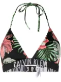 Calvin Klein Intense Power triangle bikini top - Black