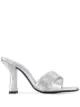 Image 1 of Dorateymur Retox metallic block heel sandals