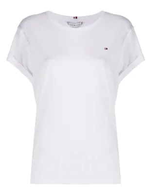 tommy hilfiger pink t shirt womens