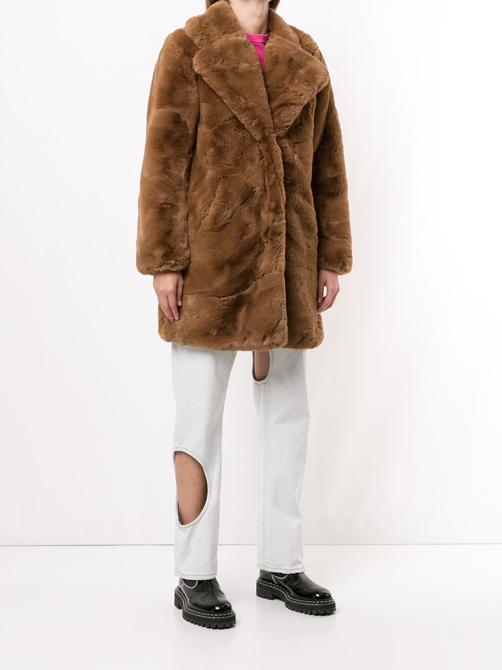 Apparis Stella faux-fur Coat - Farfetch