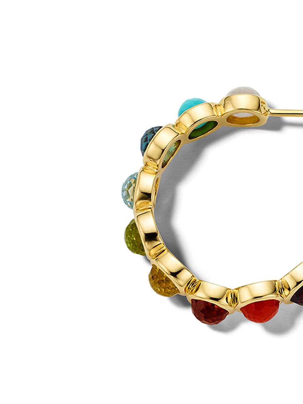 фото Ippolita 18k gold lollipop all-stone hoop earrings